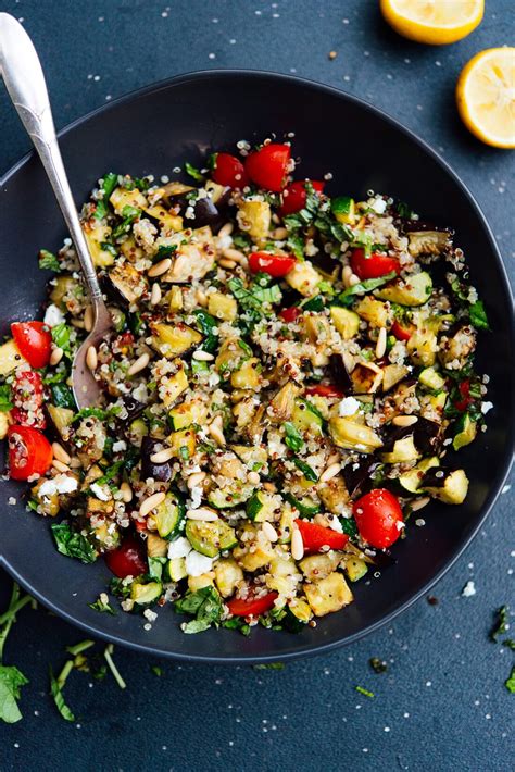 To prepare the dressing In a liquid measuring cup or small bowl, combine all of the ingredients, starting with the lower amounts of lemon juice and garlic. . Cookie and kate quinoa salad